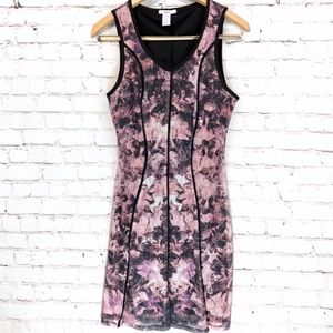 Bar III Pink and Purple Floral Dress